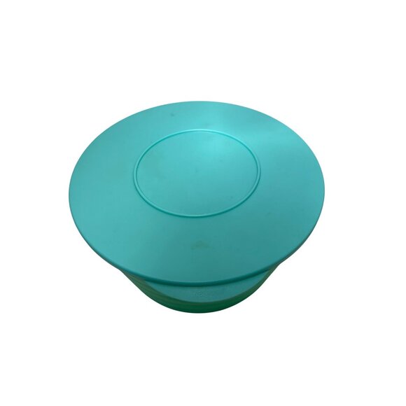 Tupperware Salad Spinner With Lid & Basket Green/Turquoise Plastic - Picture 5 of 9